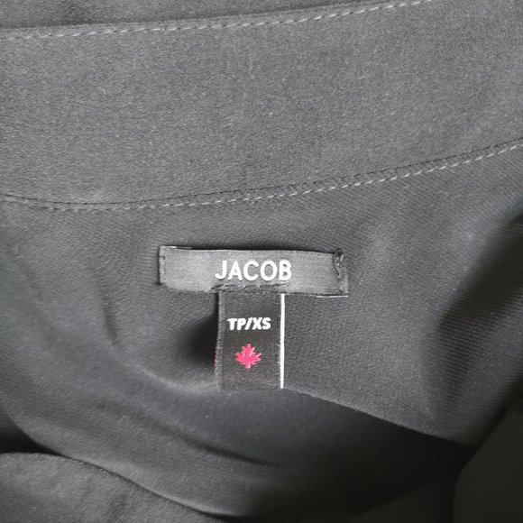 Jacob floor length slim black gown - Picture 3 of 3